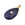 Vente au détail Pendentif goutte lapis lazuli zircon et bélière en laiton doré 35x20x9mm (1)
