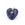 Vente au détail Pendentif coeur sculpté lapis laiton doré et zircon 25mm (1)