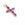Grossiste en Pendentif croix 6 Améthystes sertis argent 925 doré 24x16mm (1)