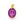 Grossiste en Médaille ovale avec Vierge Guadalupe émail violet 15mm et bélière (1)