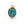 Vente au détail Médaille ovale avec Vierge Guadalupe émail vert 15mm et bélière (1)
