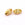 Vente au détail Perle ovale rainurée en laiton doré 8x5mm - Trou: 1mm (2)