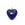 Grossiste en Pendentif coeur lapis lazuli et oeil en zircon 26mm - Trou: 4mm (1)