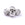 Grossiste en Perle rondelle rainurée en laiton platine 6mm - Trou: 1mm (4)