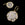 Vente au détail Pendentif fleur en cristal de quartz laiton doré 17mm - Trou: 4mm (1)