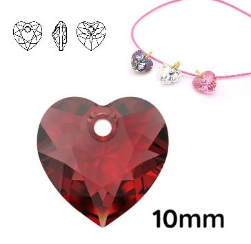 Crystal4You 6432 pendentif COEUR Siam 10mm (1)