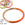 Vente au détail Bracelet jonc corne laqué orange tangelo 65mm - Epaisseur : 3mm (1)