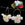 Grossiste en Boucle d'oreille pétale acrylique Crème Satin sur créoles acier doré 25mm (1 paire)