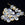 Vente au détail Perle rondelles baroques de Bohème Yellow Luster Crystal 6-8mm (10g)