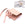 Vente au détail Pochette avec rabat en microfibre vieux rose velours 6x6mm (1)