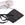 Vente au détail Pochette avec rabat en microfibre noir velours 6x6mm (1)