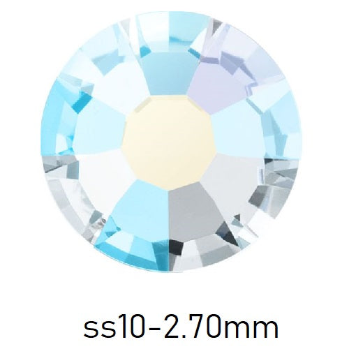 Strass à coller Preciosa Crystal AB ss10-2.70mm (80)
