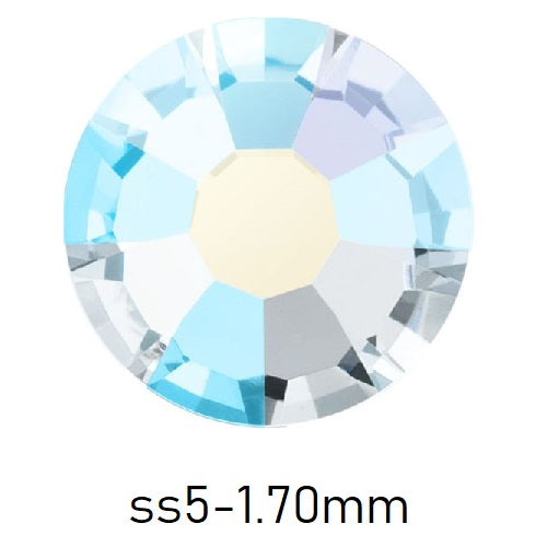 Achat Strass à coller Preciosa Crystal AB ss5-1.70mm (80)