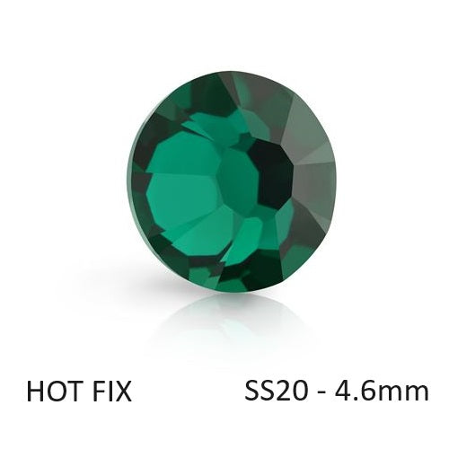 Achat Strass Hotfix Preciosa Emerald - ss20-4.6mm (60)