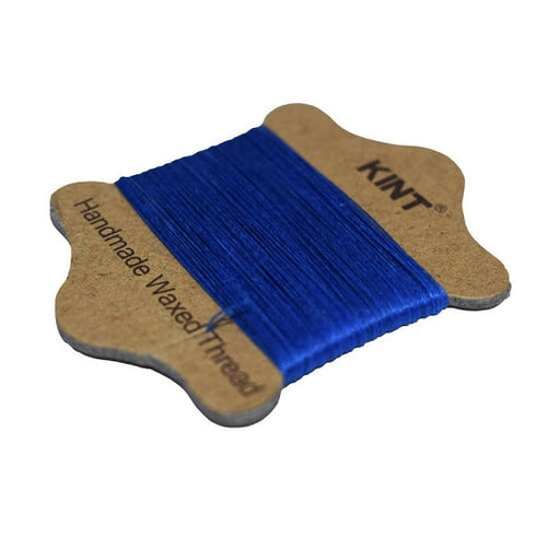 Cordon Nylon Torsadé Ciré Brésilien Bleu Roi 0.45mm - Bobine de 20m (1)