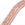 Vente au détail Perle d'eau douce ronde potatoe rose soie 3.5-4mm (1 fil-37cm)