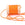 Vente au détail Cordon fil rond tressé en nylon orange - 1.5mm (3m)