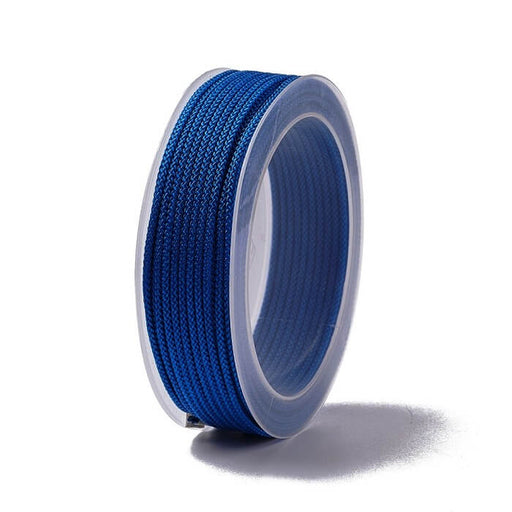 Achat Cordon nylon soyeux tressé bleu roi 1.5mm - Bobine 20m (1)
