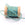 Vente au détail Cordon coton tressé fil doré turquoise et vert - 2mm (2m)