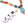 Grossiste en Mot JTM - 3 perles lettres rondes 7mm (1 mot)