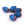 Grossiste en Millefiori perle tube baril bleu 11-12x7-8mm - trou: 1mm (5)