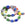 Grossiste en Millefiori perle tube baril multicolore 8x12mm - trou: 1mm (1 fil)