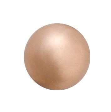 Perle nacrée ronde Preciosa Bronze 4mm - Pearl Effect (20)