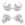 Grossiste en Cache perle à écraser en laiton argenté rainurées 4x3mm (10)