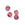Grossiste en Perle breloque en verre rainbow améthyste 6.5mm - trou : 0.5mm (10)