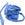 Grossiste en Ruban de soie sari recyclé effiloché froissé bleu 30mm (1m)