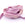 Grossiste en Ruban de soie sari recyclé effiloché froissé mauve 30mm (1m)
