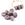 Grossiste en Perle rondelle à facettes Ethnique en os gris 14-9x10-4mm (6)