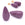 Vente au détail Perle goutte résine violet 33x16.5mm - Trou : 1.5mm (2)
