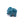 Vente au détail Perle éléphant résine bleu canard 14x8mm - Trou : 1.2mm (1)