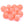 Grossiste en Perle cube arrondi en résine rose 17x16mm - Trou: 2mm (12)