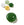 Grossiste en Perle rondelle donut verre imitation jade vert foncé 10x3.5mm (4)