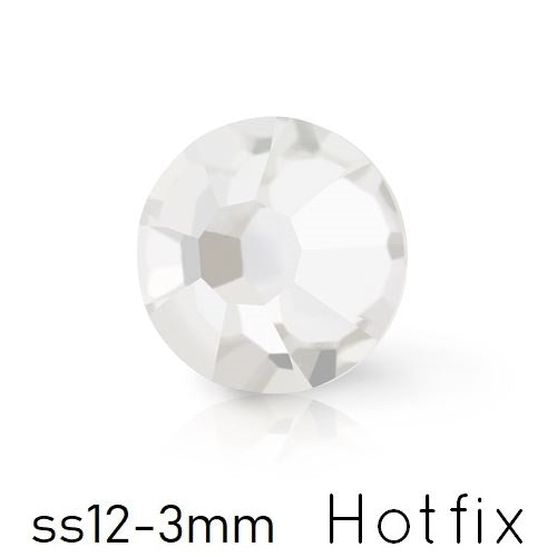 Achat Strass Hotfix Preciosa Crystal Argent Flare - ss12-3mm (80)
