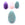 Vente au détail Pendentif goutte ovale facettes Amazonite 30x18mm - Trou: 1.5mm (1)