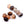 Vente au détail Perles rondelle large en agate naturelle 12-13.5x9-10mm - Trou: 1.2mm (5)