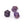 Vente au détail Perles polygone améthyste 8-10x10mm - Trou :1mm (3)