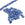 Vente au détail Perles petit galet Cyanite  4-6mm - Trou: 0.9mm (32 perles-20cm)