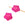 Grossiste en Perle étoile sculptée en jade teinté fuchsia 8mm - Trou: 0.8mm (2)