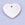 Vente au détail Pendentif nacre coquillage coeur 17x17mm - Trou : 1mm (1)