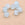 Vente au détail Perle aigue marine carré à facettes 4x4x4mm - Trou 1mm (10)