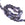 Vente au détail Perle pépite nugget Iolite naturelle 8-11x7-10mm (1 Fil-39cm)