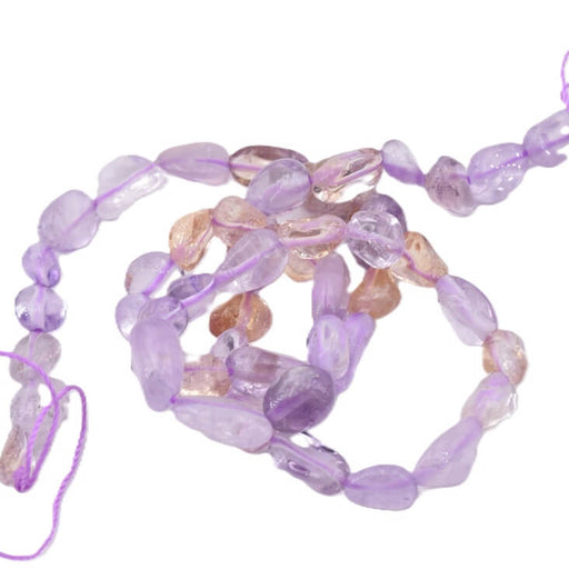 Achat Perle nugget Amétrine 8-11x4-6mm - Trou: 0.8mm (1 Fil-39cm)