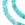 Vente au détail Perle rondelle à facettes jade teinté bleu aqua 4x3mm (1 fil-35cm)