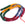 Grossiste en Perle rondelle à facettes Jade teinté Mix 4mm - Trou : 0.5mm (1 Fil-35cm)
