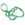 Vente au détail Perle rondelles bicone en aventurine verte 4x2mm (1 fil - 38cm)