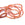 Vente au détail Perle ronde Agate orange 3-3.5mm - trou 0.6mm (1 Fil-33cm)